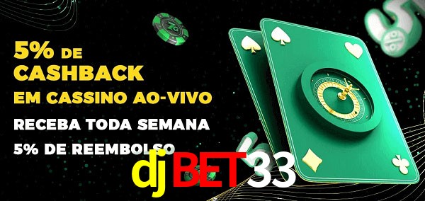Promoções do cassino ao Vivo djbet33
